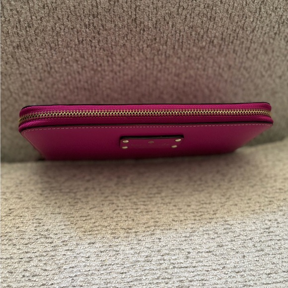 Kate Spade Fuchsia Large Zip Wallet - Picture 6 of 17
